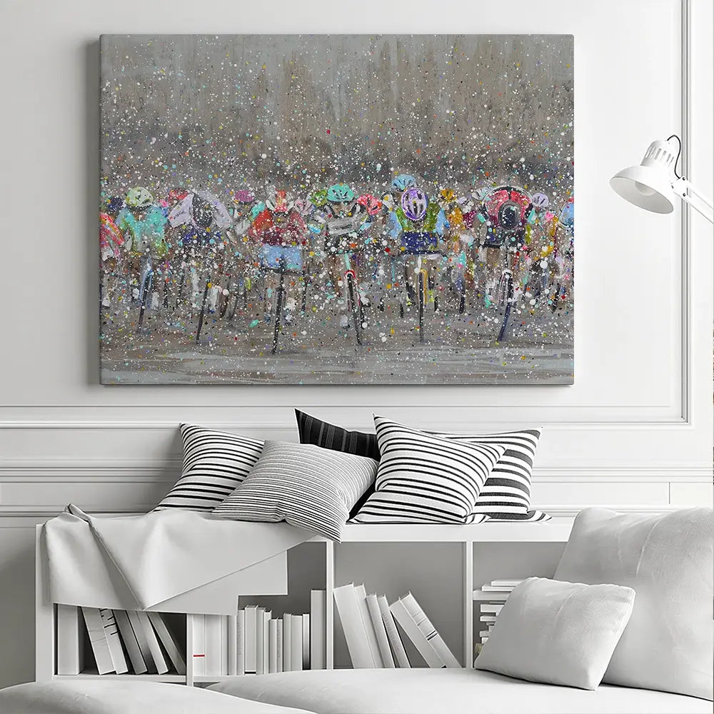 Close Finish Canvas Print Close Finish Canvas Print wall art product Studio Paint-Ing