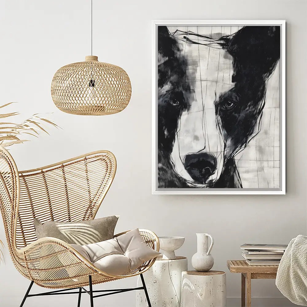 Close Up Bear Portrait Canvas Print Close Up Bear Portrait Canvas Print wall art product Chromatic Storm Studio