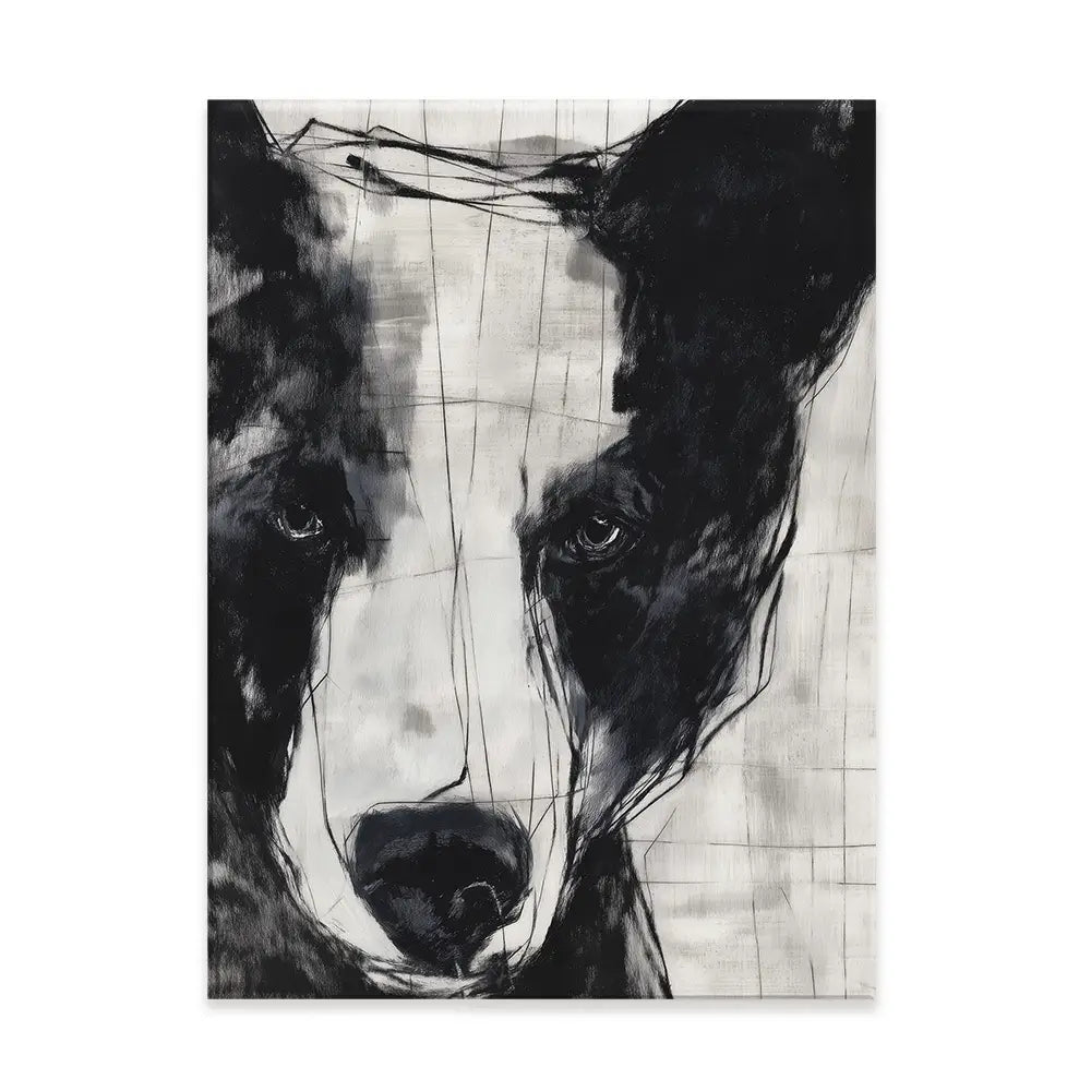 Close Up Bear Portrait Canvas Print Close Up Bear Portrait Canvas Print wall art product Chromatic Storm Studio