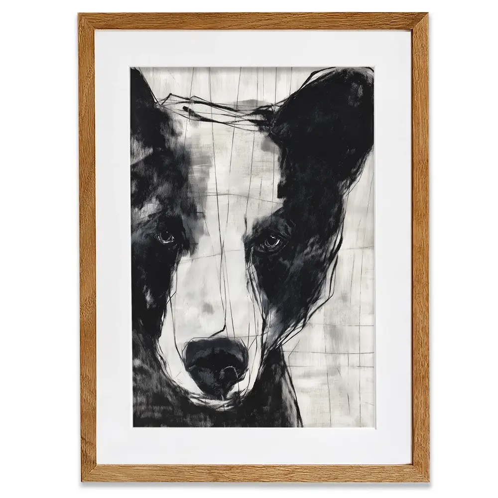 Close Up Bear Portrait Framed Art Print Close Up Bear Portrait Framed Art Print wall art product Chromatic Storm Studio