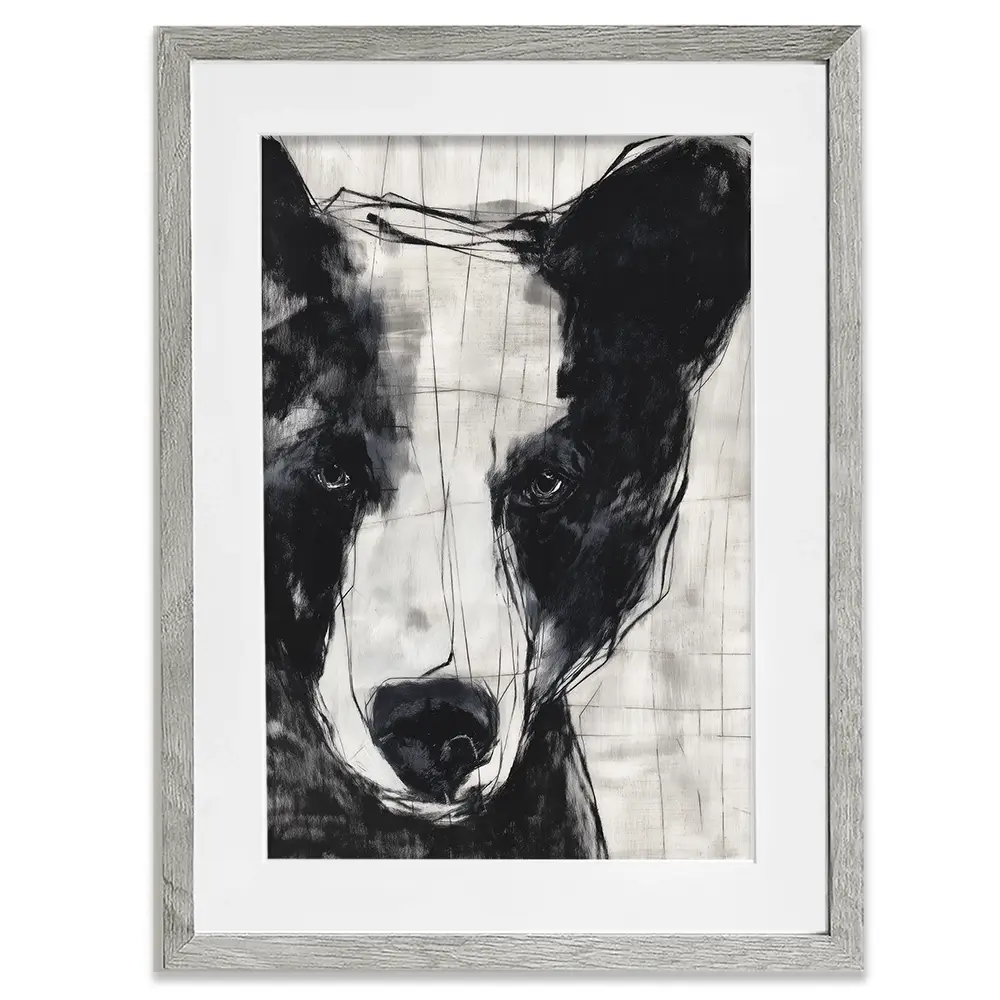 Close Up Bear Portrait Framed Art Print Close Up Bear Portrait Framed Art Print wall art product Chromatic Storm Studio
