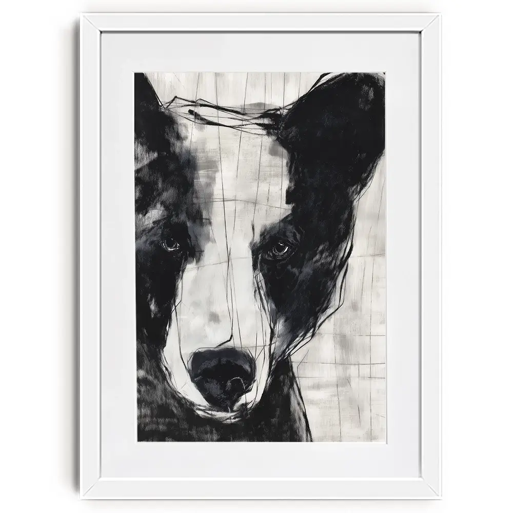 Close Up Bear Portrait Framed Art Print Close Up Bear Portrait Framed Art Print wall art product Chromatic Storm Studio