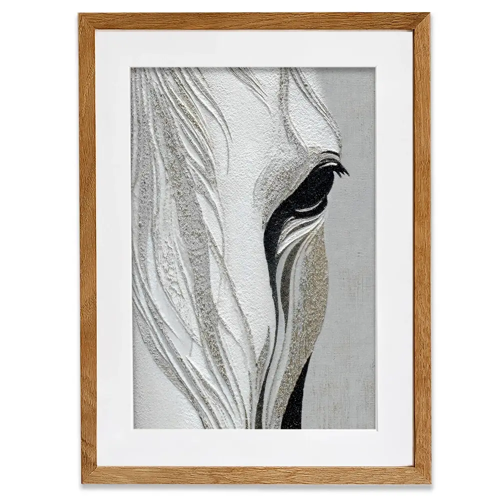 Close Up Horse Framed Art Print Close Up Horse Framed Art Print wall art product LSR Design Studio - Independent