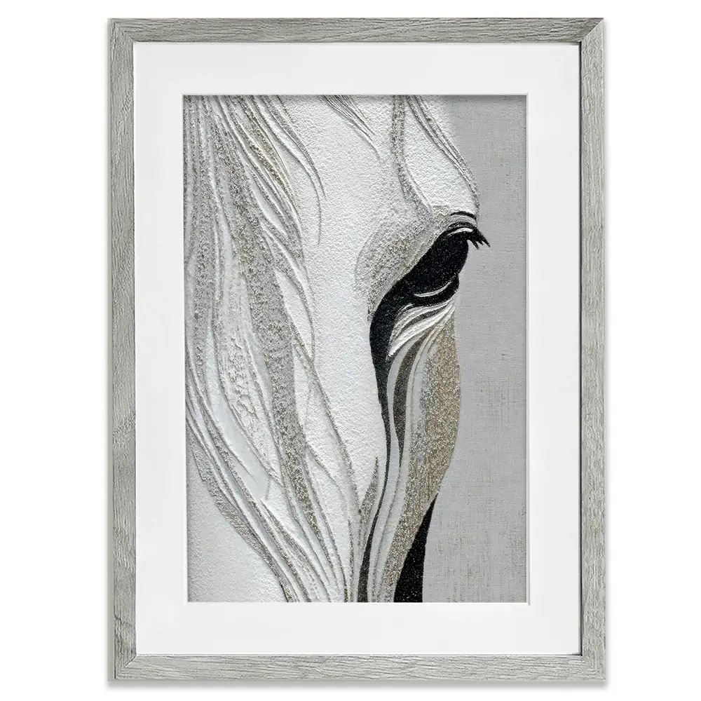 Close Up Horse Framed Art Print Close Up Horse Framed Art Print wall art product LSR Design Studio - Independent