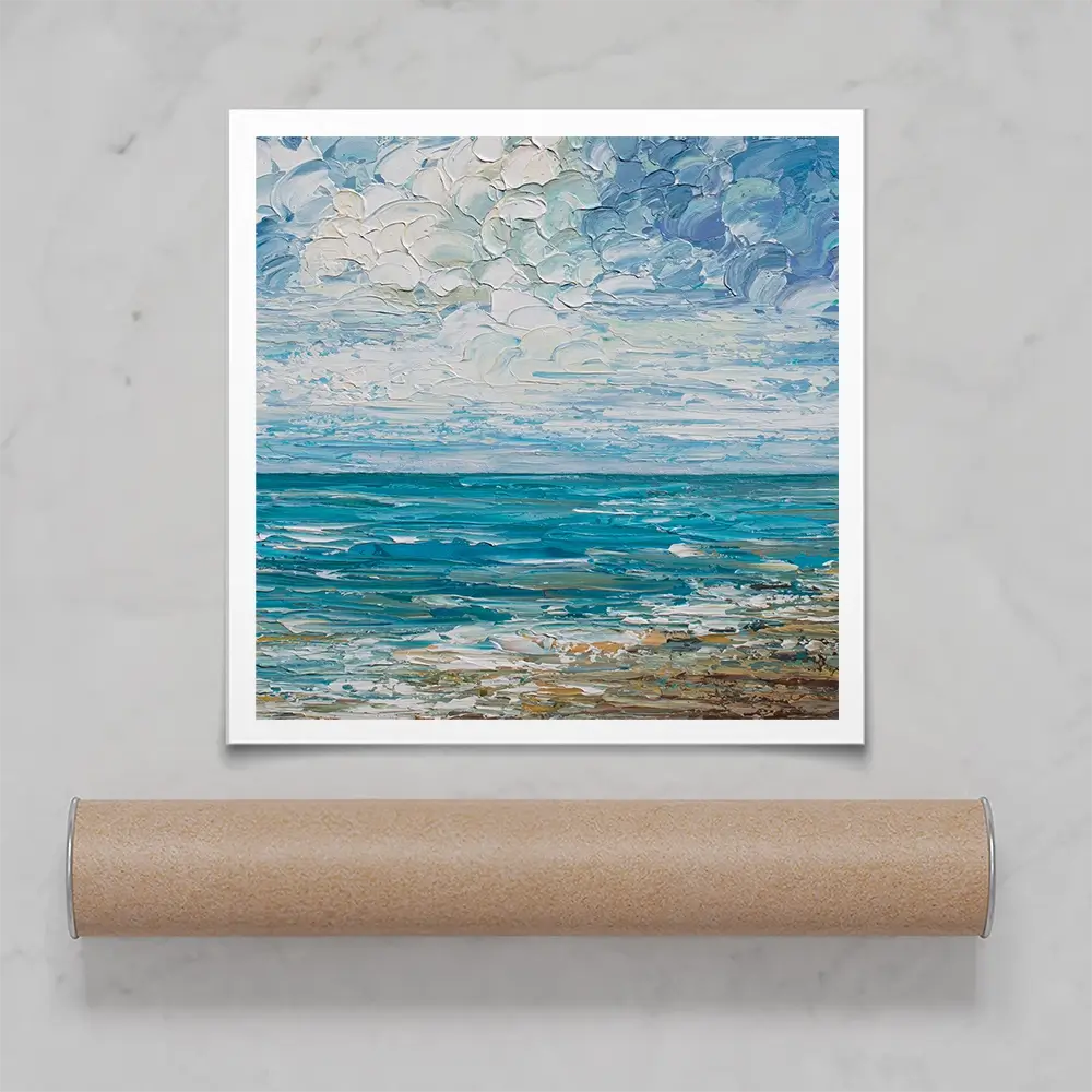 Clouds Square Art Print Clouds Square Art Print wall art product Art Print Shop