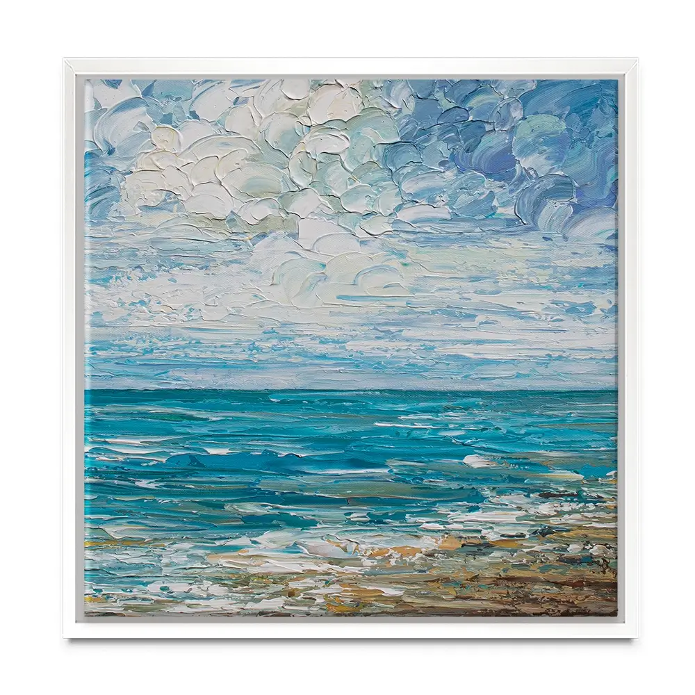 Clouds Square Canvas Print Clouds Square Canvas Print wall art product Art Print Shop