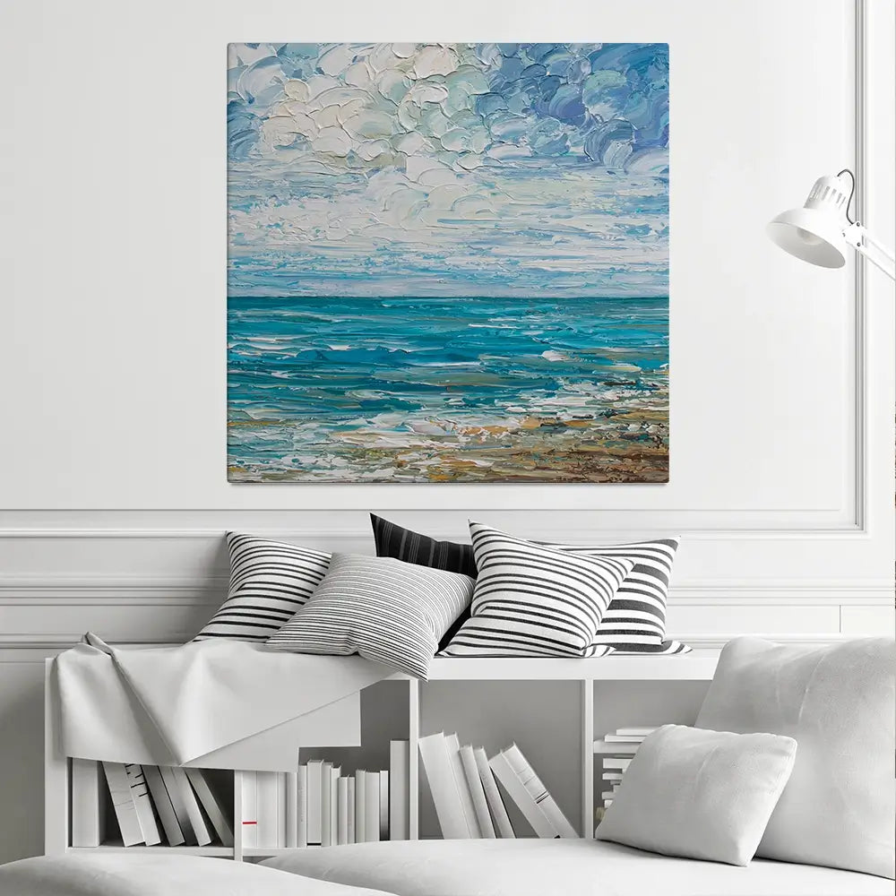 Clouds Square Canvas Print Clouds Square Canvas Print wall art product Art Print Shop