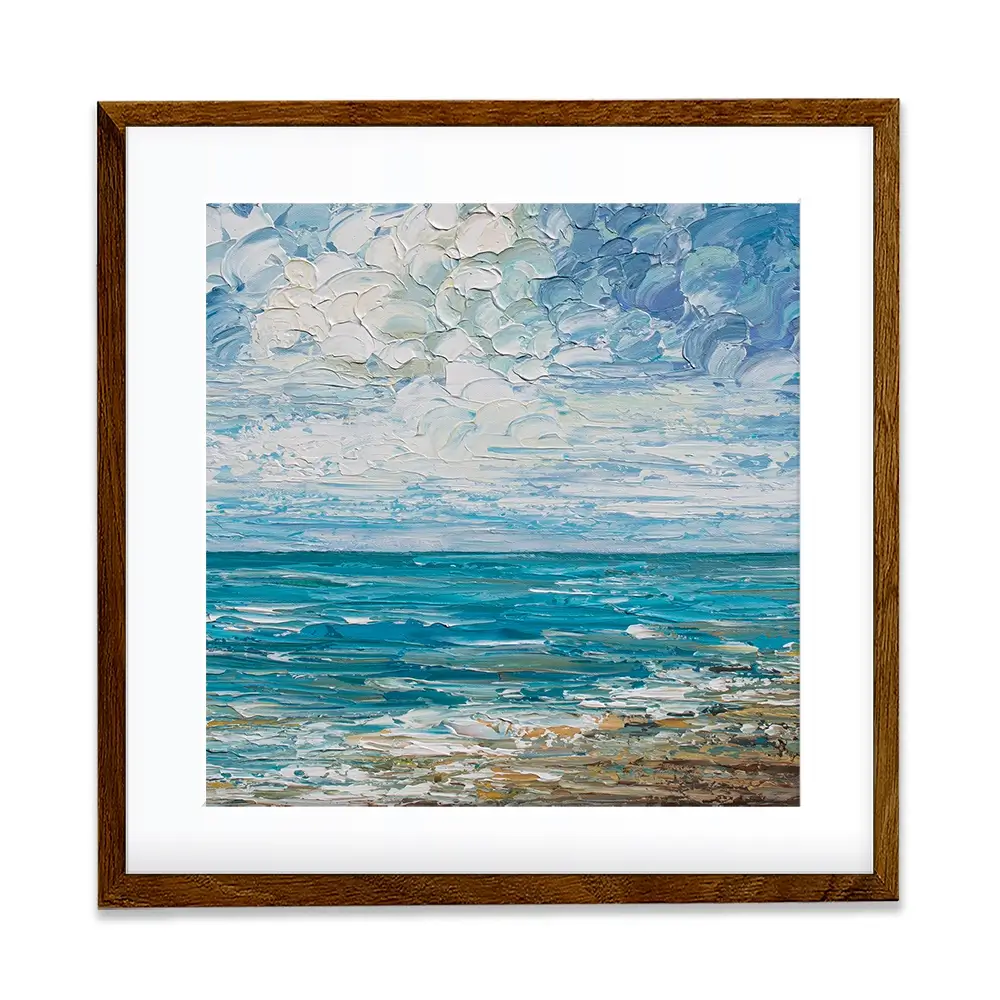 Clouds Square Framed Art Print Clouds Square Framed Art Print wall art product Art Print Shop