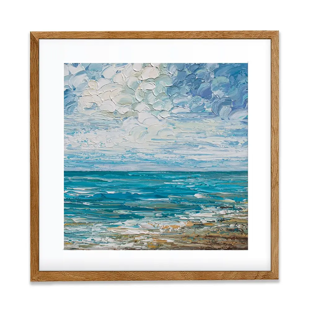 Clouds Square Framed Art Print Clouds Square Framed Art Print wall art product Art Print Shop