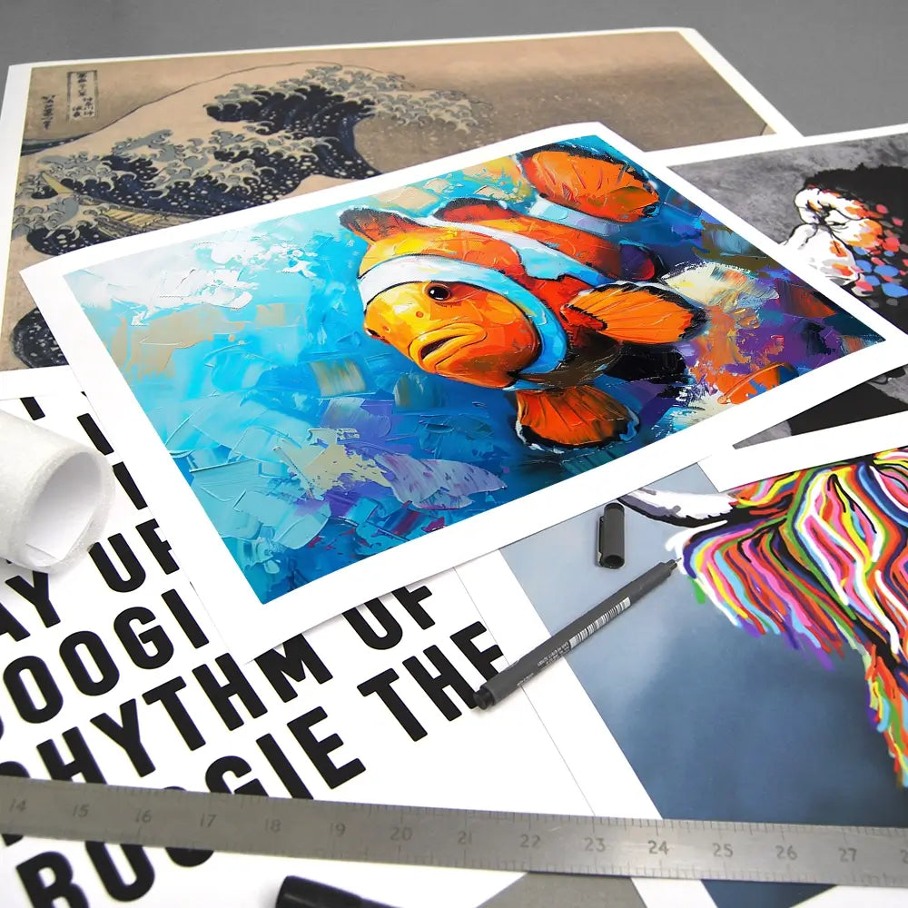 Clown Fish Art Print Clown Fish Art Print wall art product David Alexander Elder