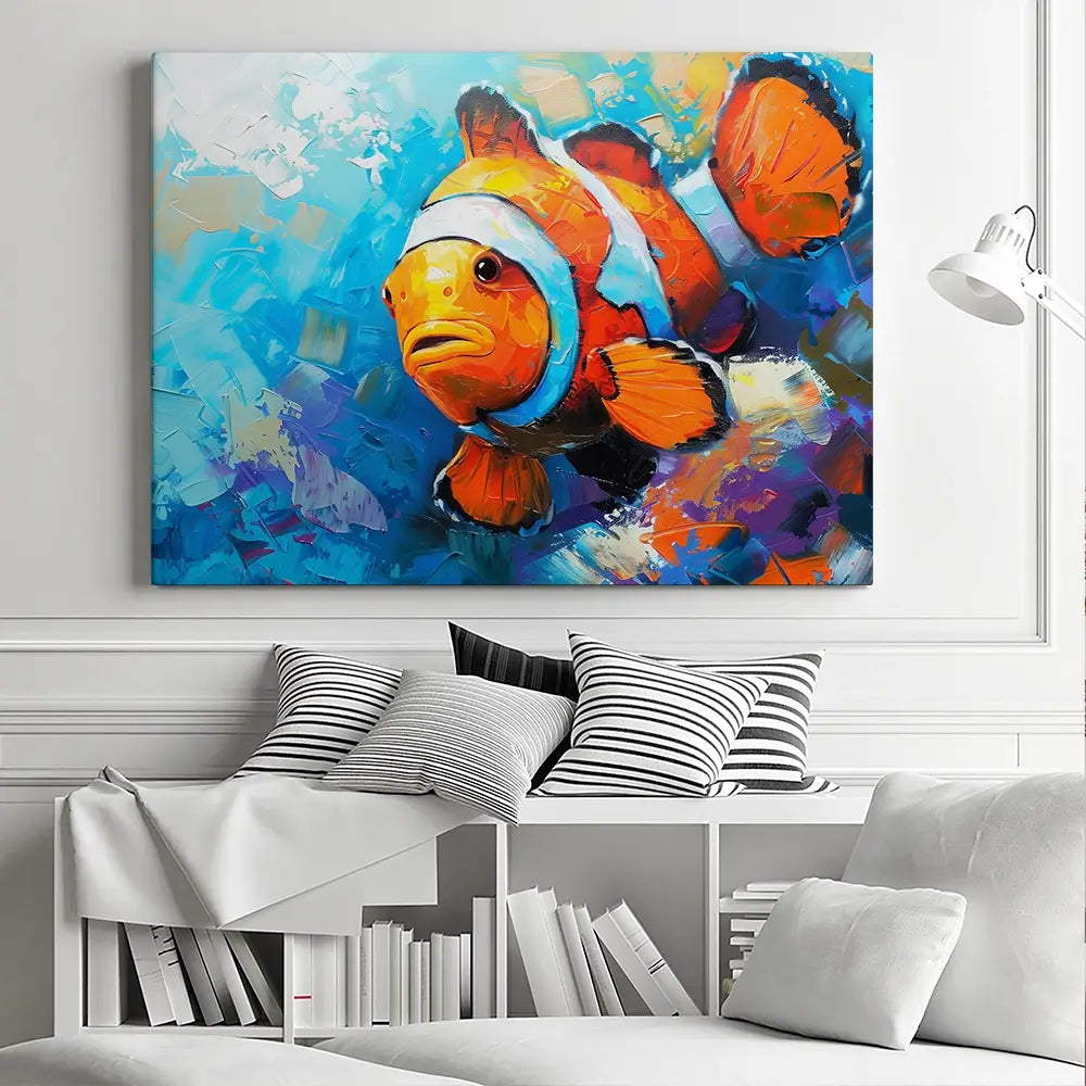 Clown Fish Canvas Print Clown Fish Canvas Print wall art product David Alexander Elder