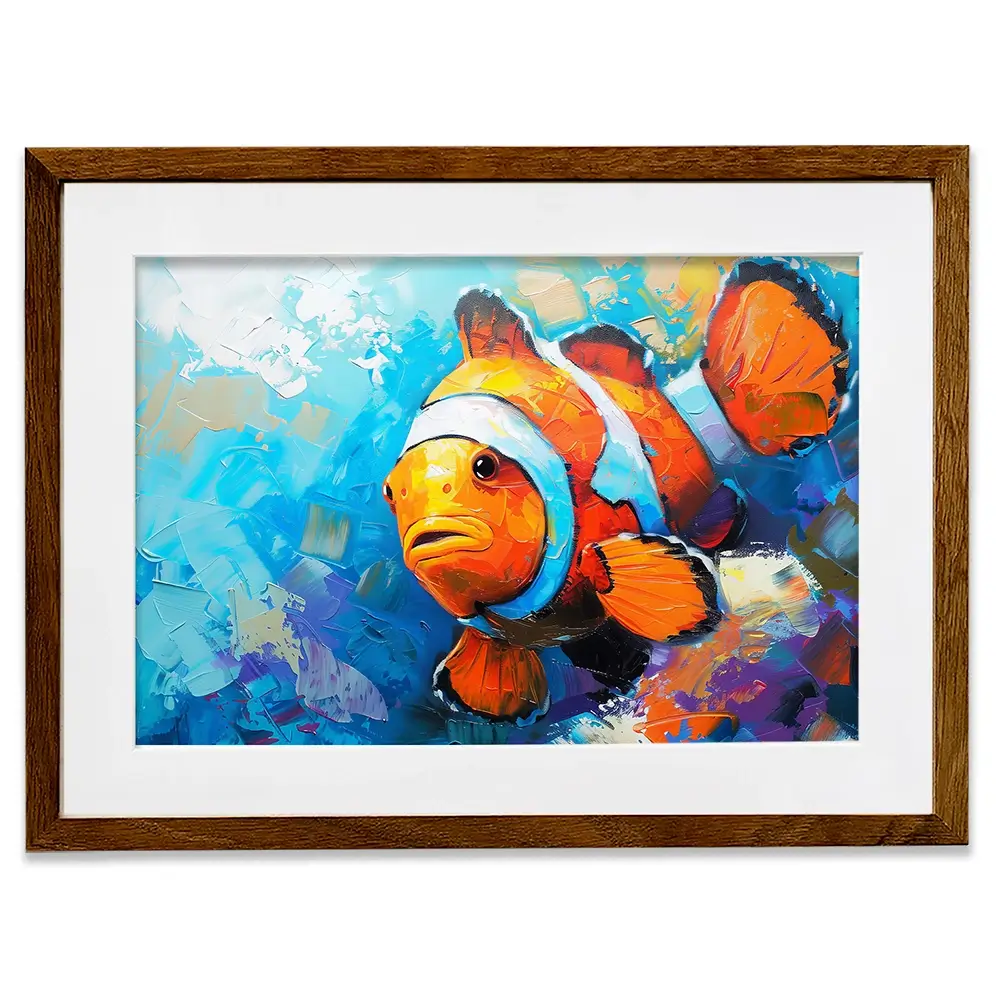 Clown Fish Framed Art Print Clown Fish Framed Art Print wall art product David Alexander Elder