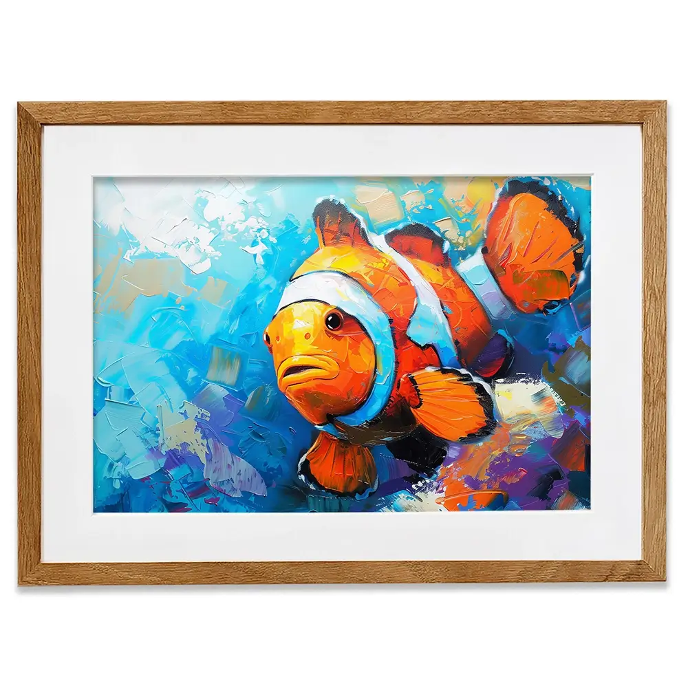 Clown Fish Framed Art Print Clown Fish Framed Art Print wall art product David Alexander Elder