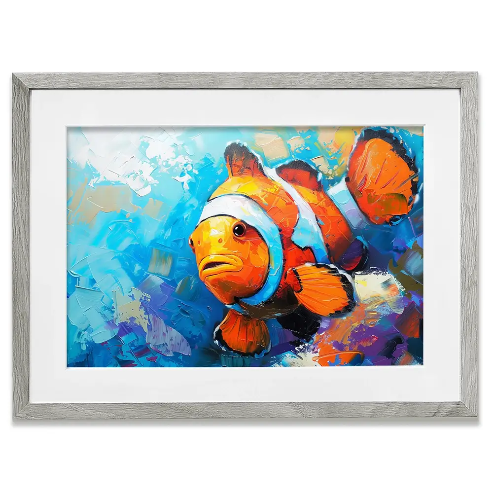 Clown Fish Framed Art Print Clown Fish Framed Art Print wall art product David Alexander Elder