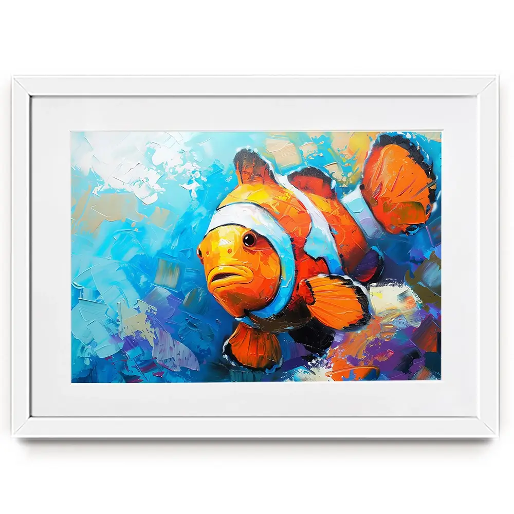 Clown Fish Framed Art Print Clown Fish Framed Art Print wall art product David Alexander Elder