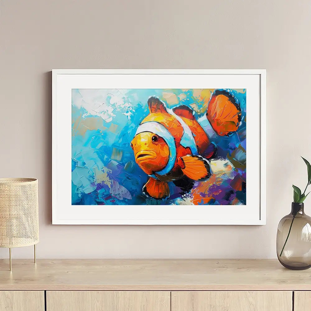 Clown Fish Framed Art Print Clown Fish Framed Art Print wall art product David Alexander Elder