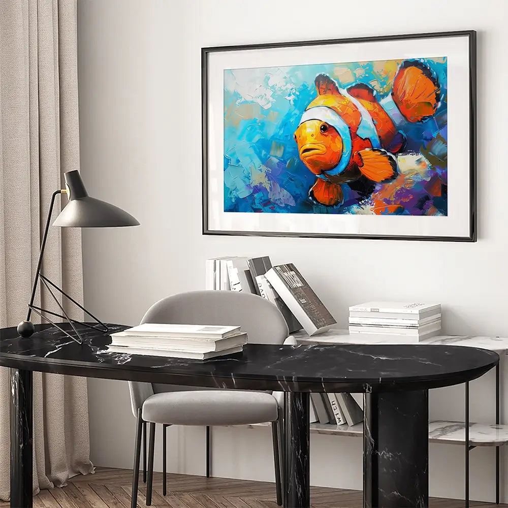 Clown Fish Framed Art Print Clown Fish Framed Art Print wall art product David Alexander Elder