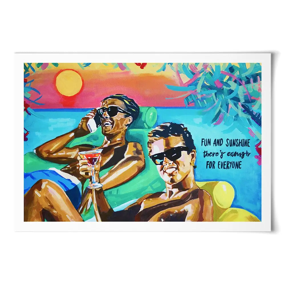 Club Tropicana The Boys Art Print Club Tropicana The Boys Art Print wall art product Juliet Stockton