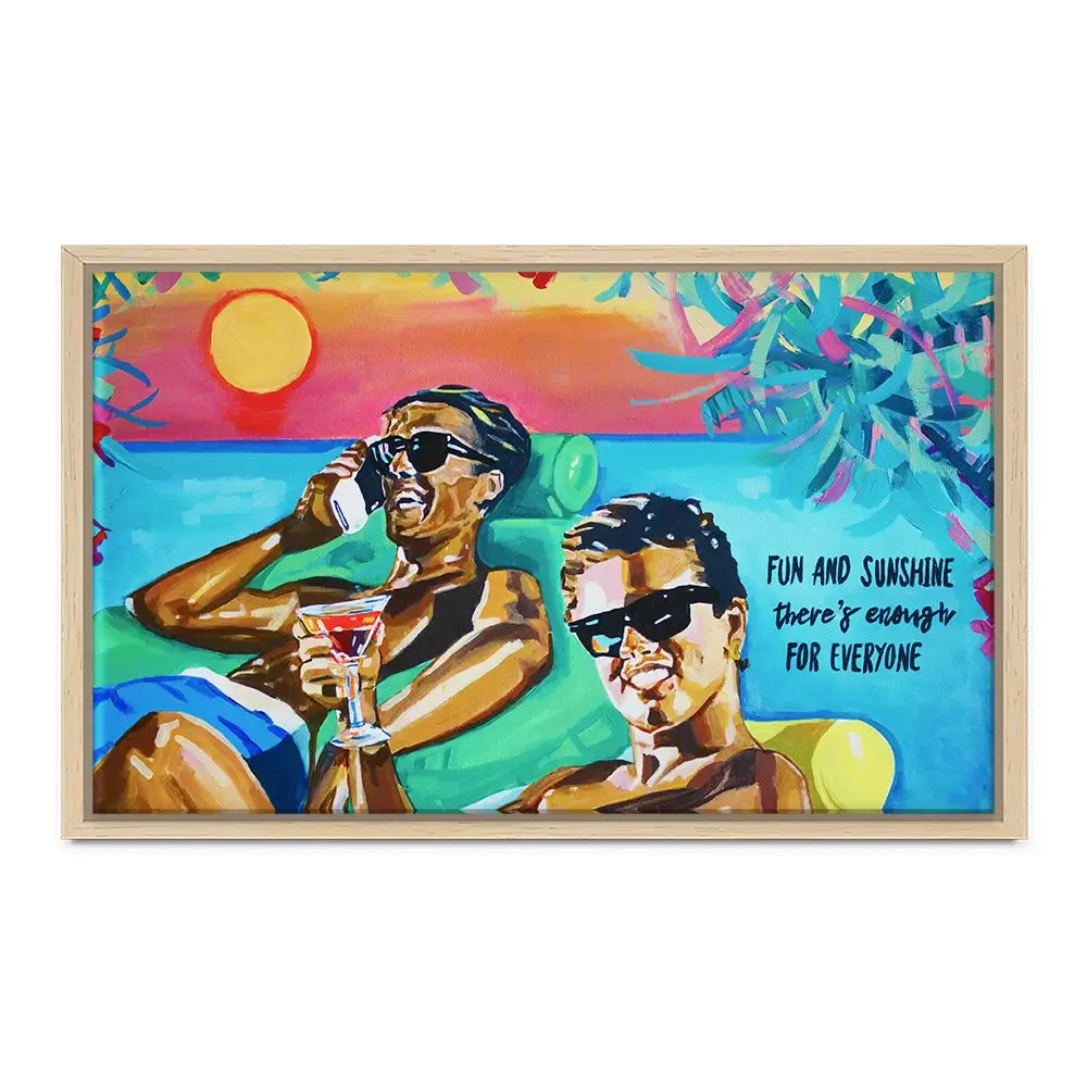 Club Tropicana The Boys Canvas Print Club Tropicana The Boys Canvas Print wall art product Juliet Stockton