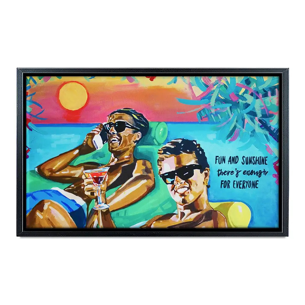 Club Tropicana The Boys Canvas Print Club Tropicana The Boys Canvas Print wall art product Juliet Stockton