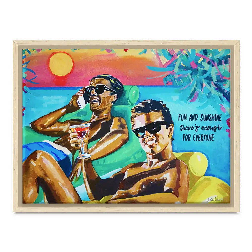 Club Tropicana The Boys Canvas Print Club Tropicana The Boys Canvas Print wall art product Juliet Stockton