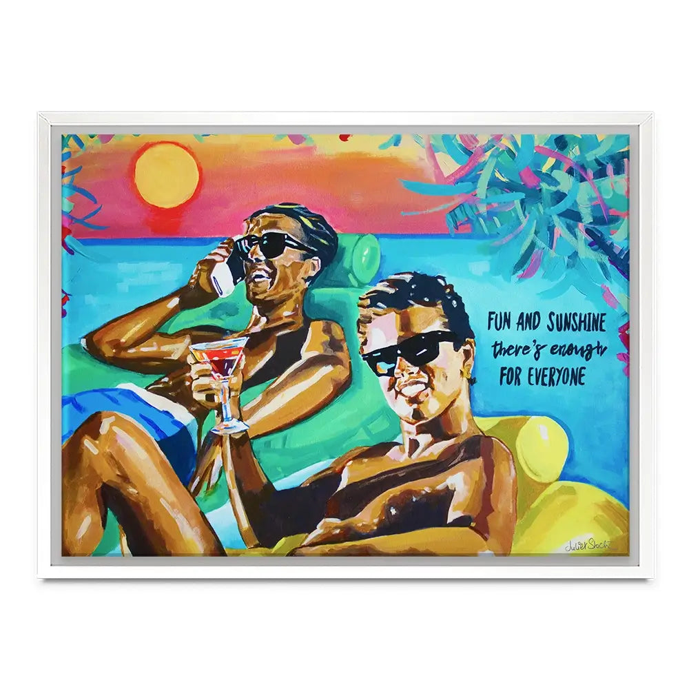 Club Tropicana The Boys Canvas Print Club Tropicana The Boys Canvas Print wall art product Juliet Stockton