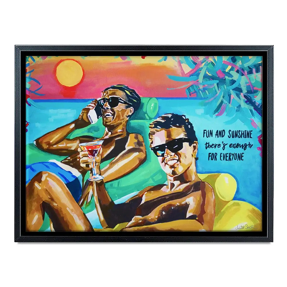 Club Tropicana The Boys Canvas Print Club Tropicana The Boys Canvas Print wall art product Juliet Stockton