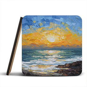 Coastal Calm Coaster Set Coastal Calm Coaster Set wall art product Olga Tkachyk