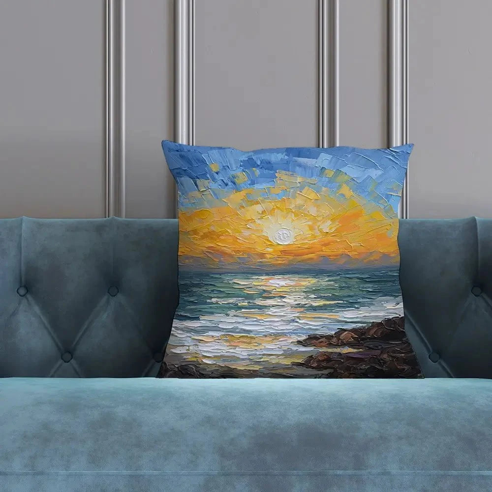 Coastal Calm Cushion Coastal Calm Cushion wall art product Olga Tkachyk
