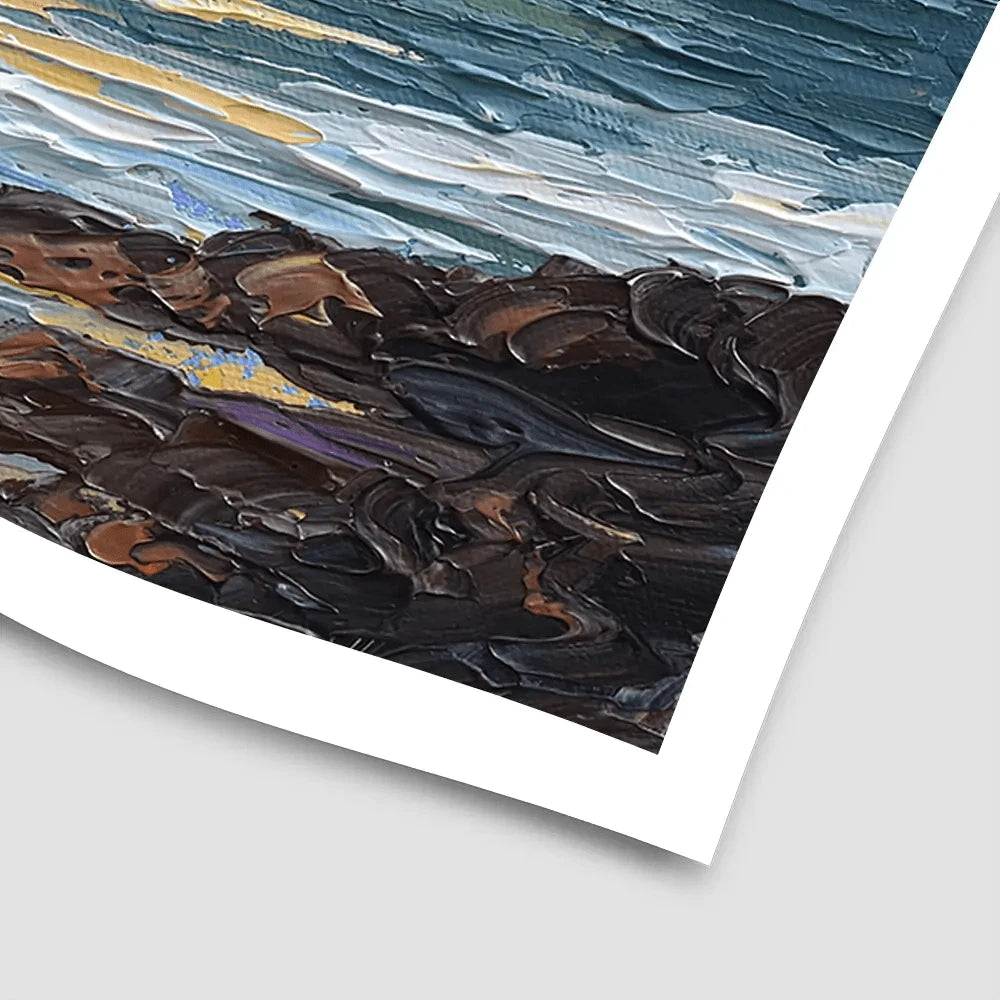 Coastal Calm Square Art Print Coastal Calm Square Art Print wall art product Olga Tkachyk