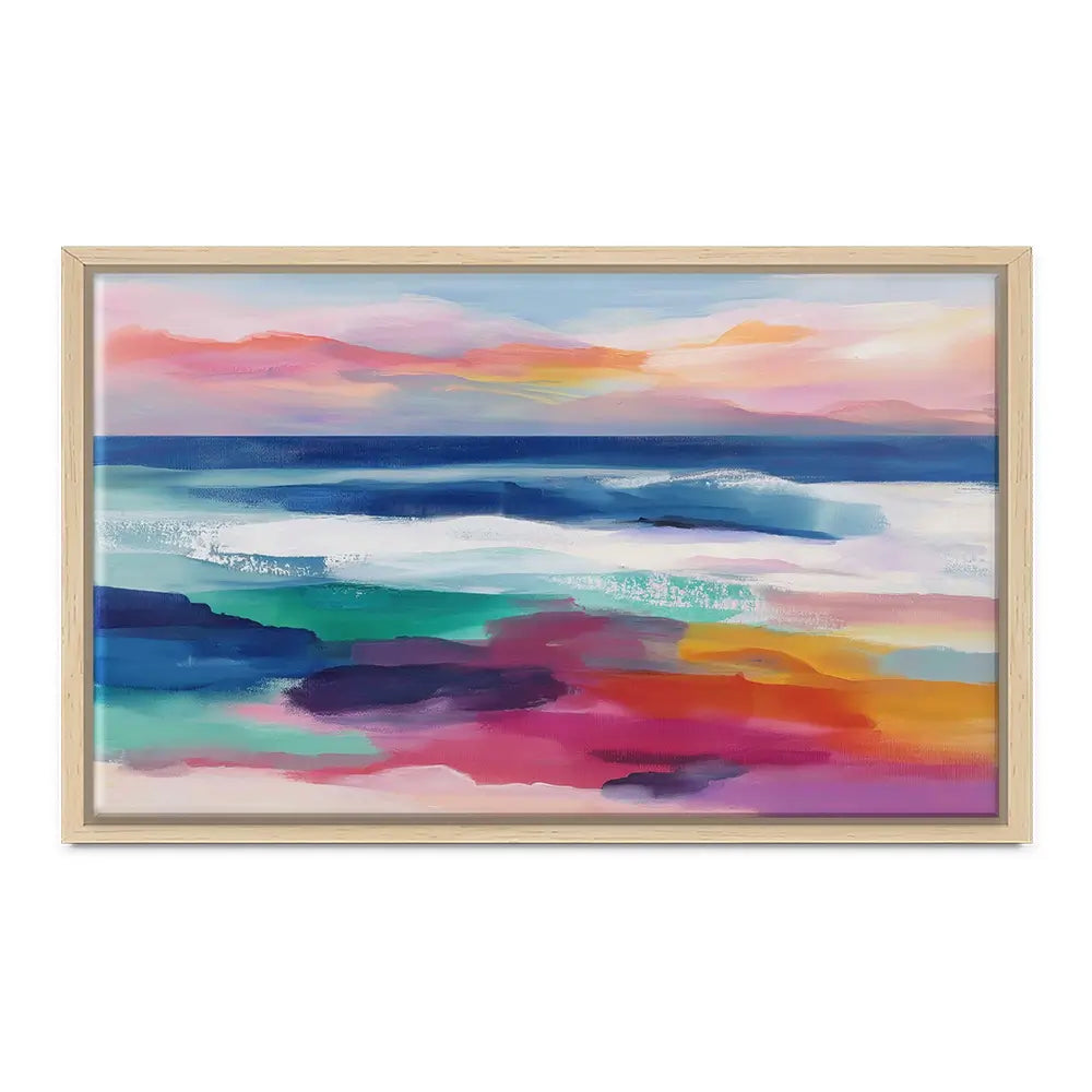 Coastal Dawn Canvas Print Coastal Dawn Canvas Print wall art product Chromatic Storm Studio