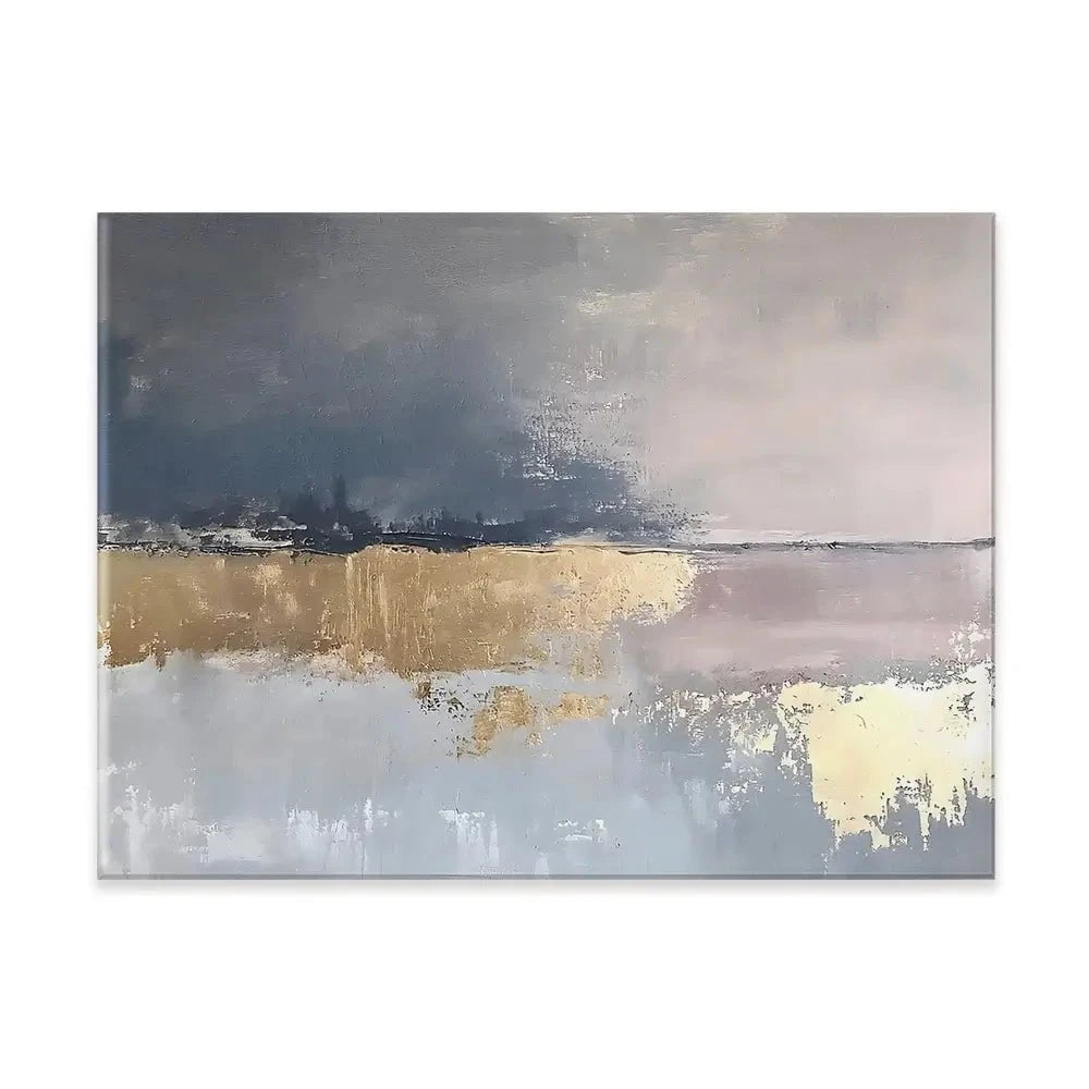 Coastal Gold Abstract Canvas Print Coastal Gold Abstract Canvas Print wall art product RileyB - Independent