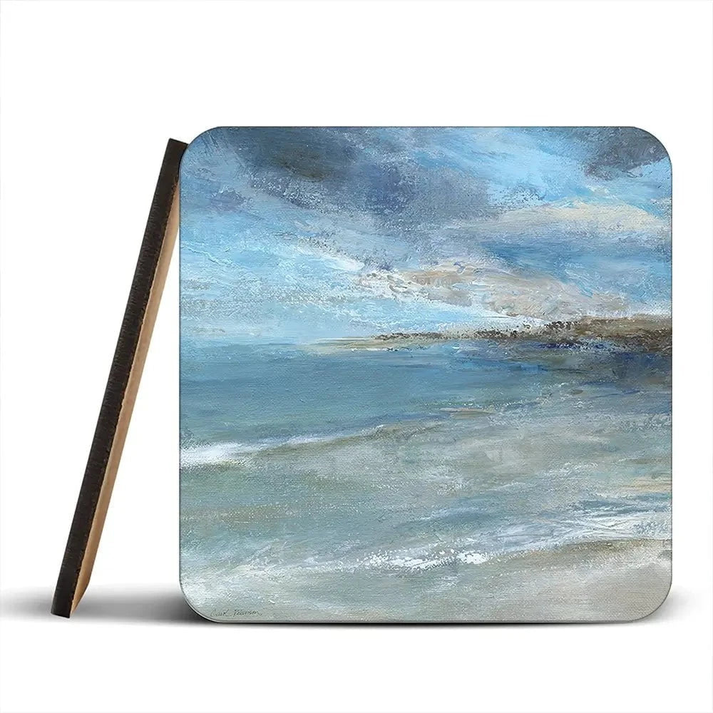 Coastal Island Currents Coaster Set Coastal Island Currents Coaster Set wall art product Carol Robinson