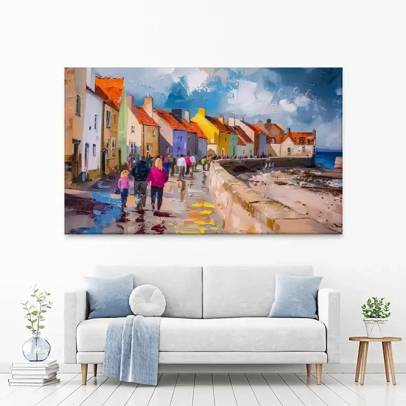 Coastal Path Canvas Print Coastal Path Canvas Print wall art product David Alexander Elder