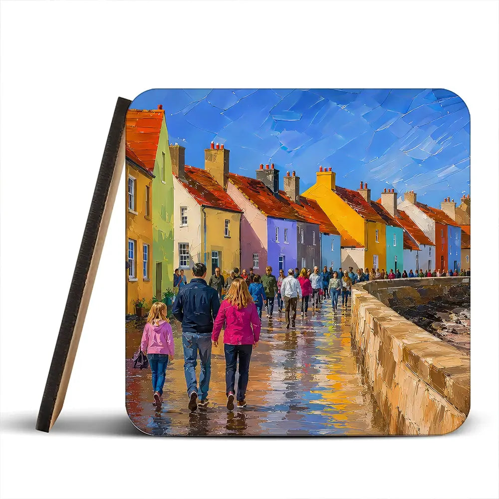 Coastal Path Coaster Set Coastal Path Coaster Set wall art product Art Print Shop