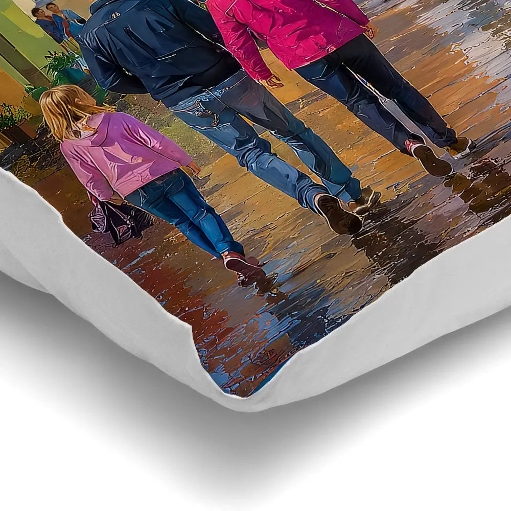 Coastal Path Cushion Coastal Path Cushion wall art product Art Print Shop
