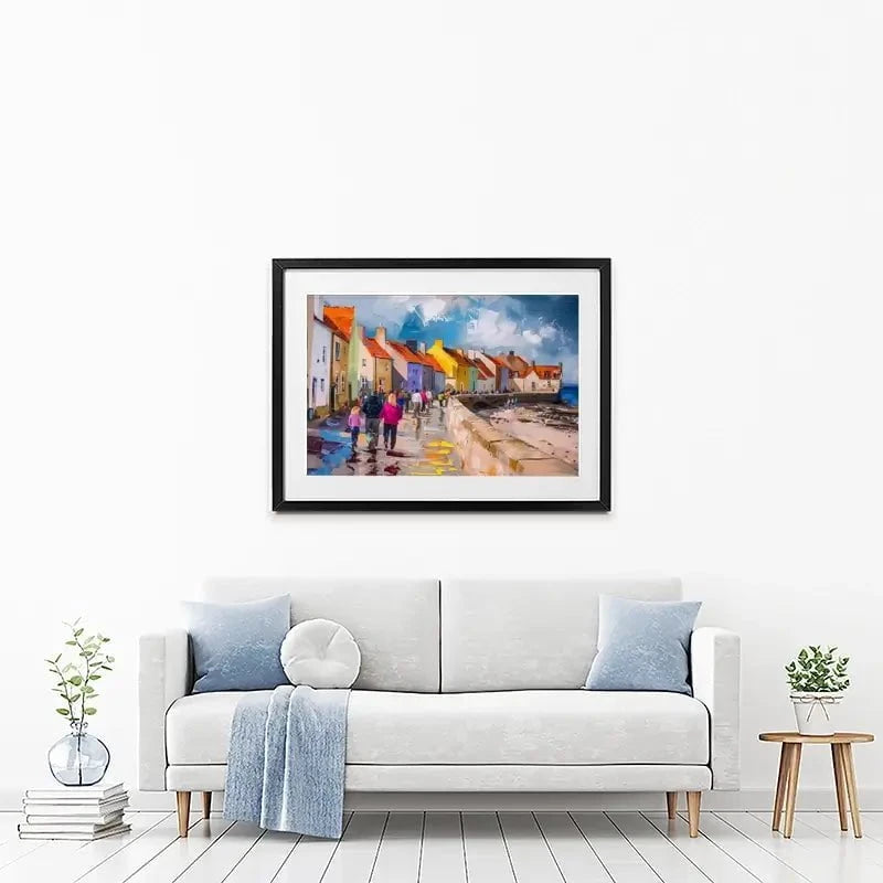 Coastal Path Framed Art Print Coastal Path Framed Art Print wall art product David Alexander Elder