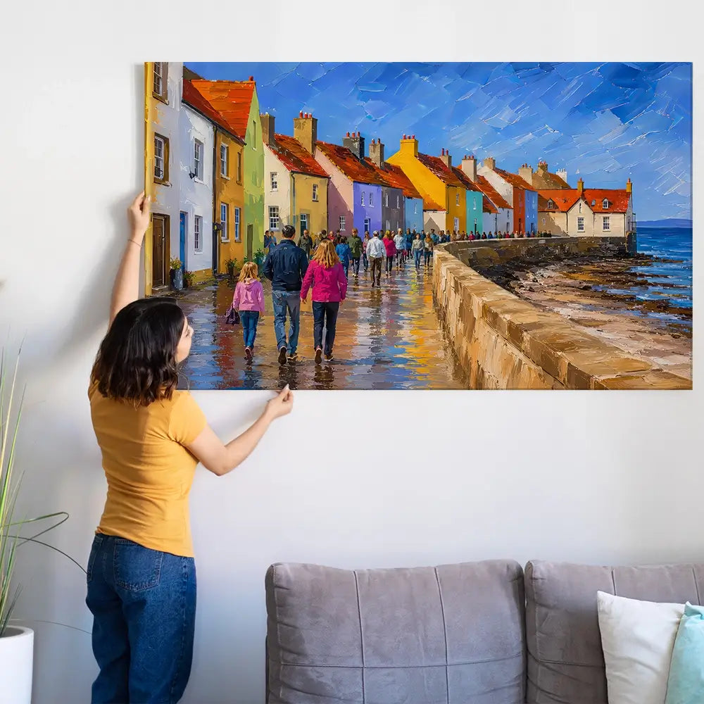 Coastal Path Oversized Canvas Print Coastal Path Oversized Canvas Print wall art product David Alexander Elder