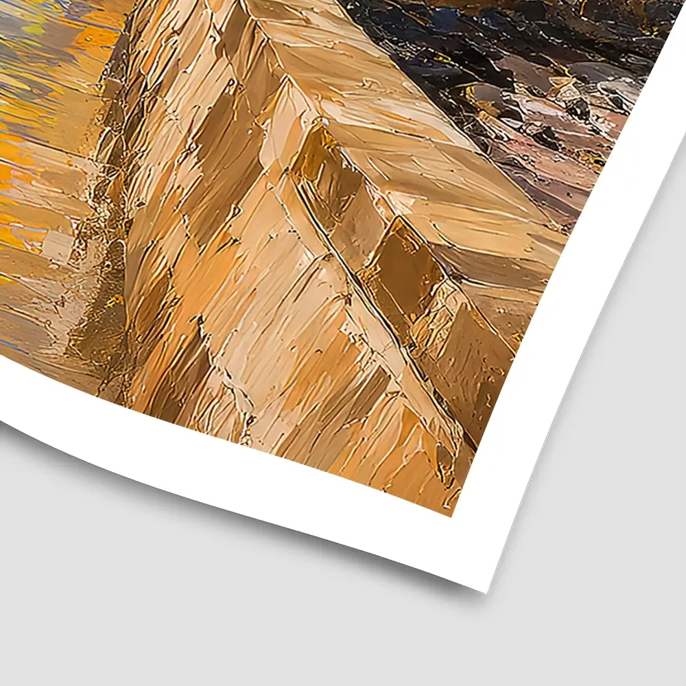 Coastal Path Square Art Print Coastal Path Square Art Print wall art product Art Print Shop