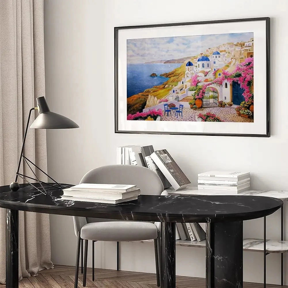 Coastal Scene Framed Art Print Coastal Scene Framed Art Print wall art product Tinna widianti / Shutterstock
