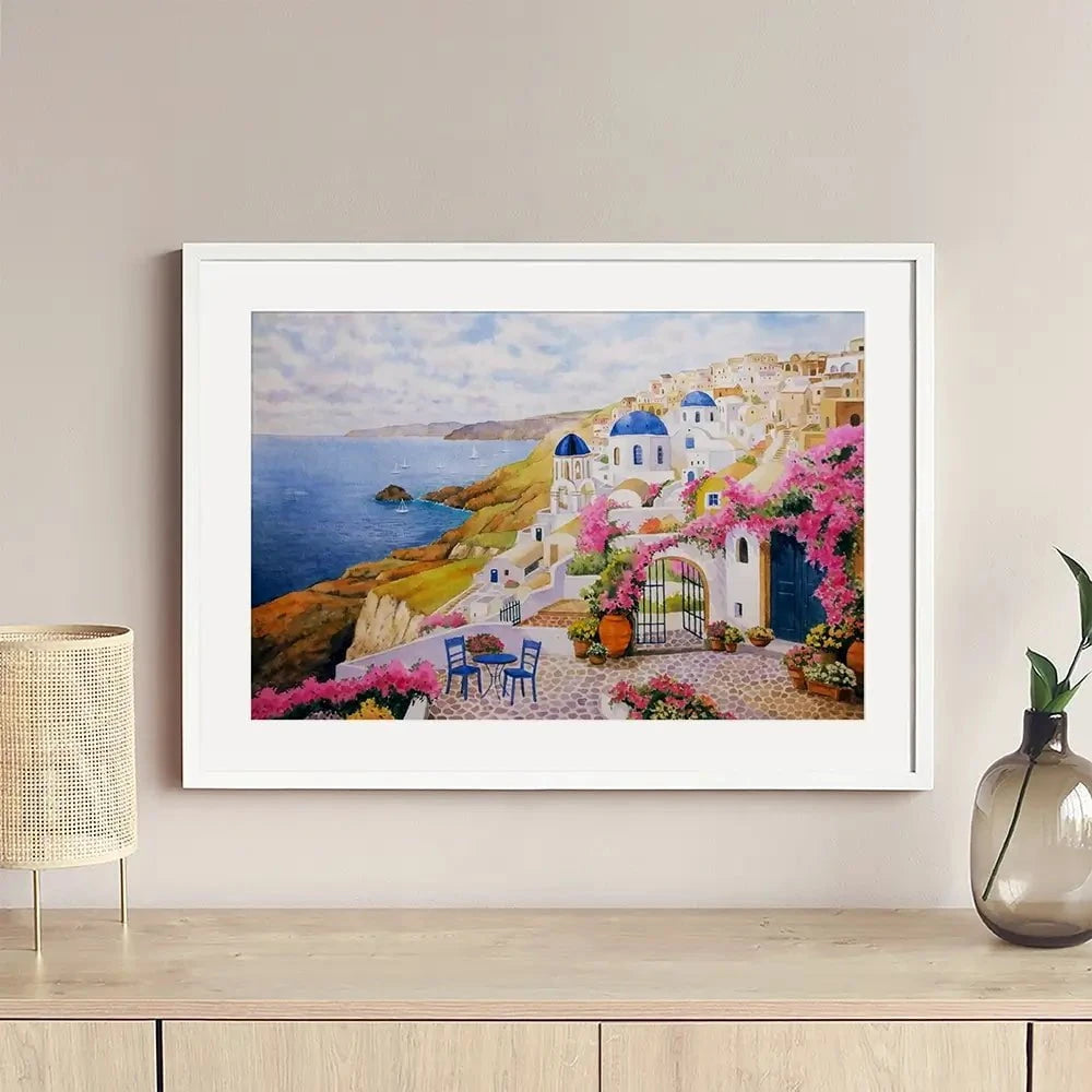 Coastal Scene Framed Art Print Coastal Scene Framed Art Print wall art product Tinna widianti / Shutterstock
