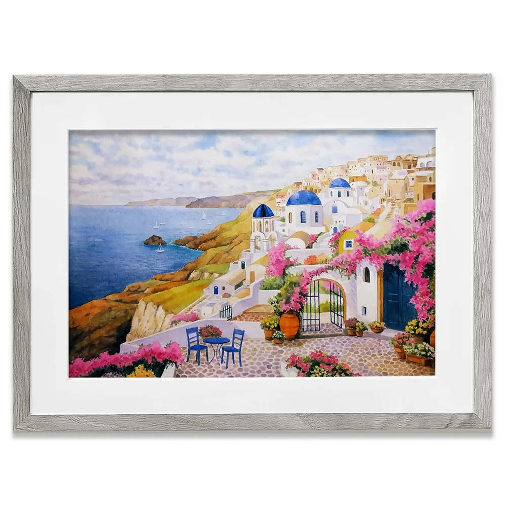 Coastal Scene Framed Art Print Coastal Scene Framed Art Print wall art product Tinna widianti / Shutterstock