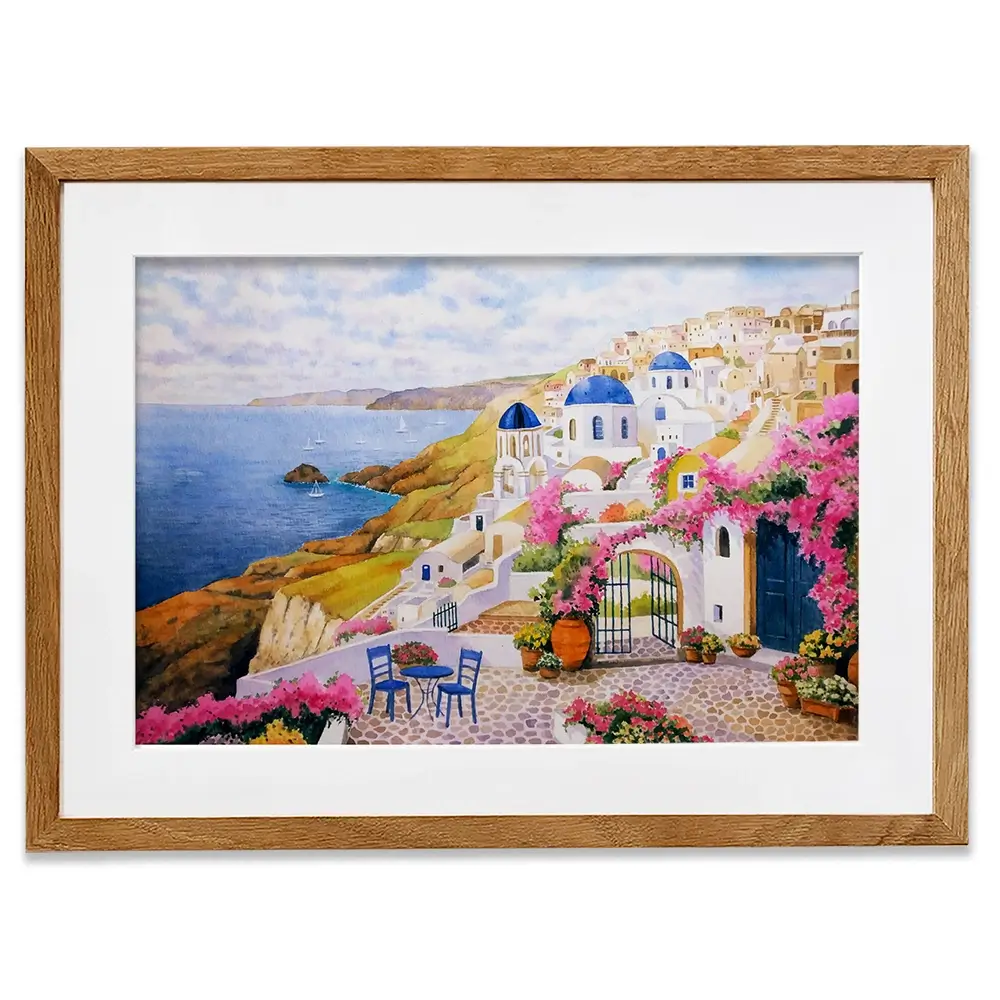 Coastal Scene Framed Art Print Coastal Scene Framed Art Print wall art product Tinna widianti / Shutterstock