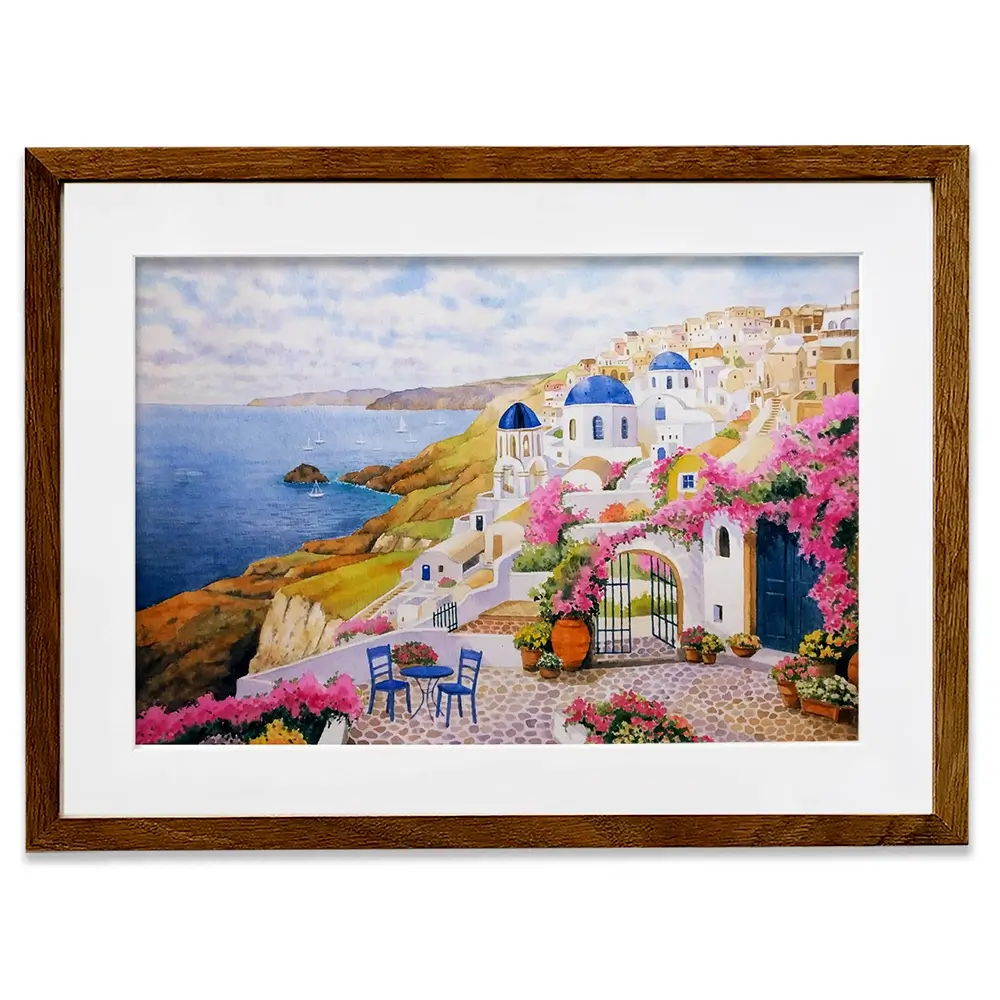Coastal Scene Framed Art Print Coastal Scene Framed Art Print wall art product Tinna widianti / Shutterstock