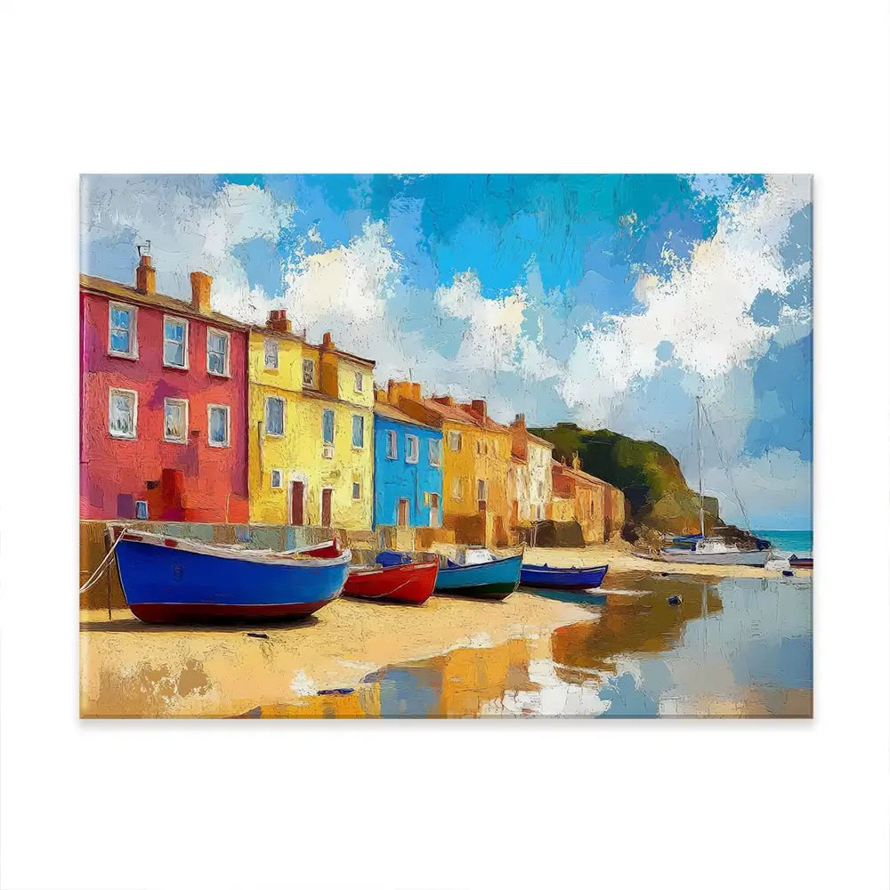 Coastal Town Canvas Print Coastal Town Canvas Print wall art product David Alexander Elder