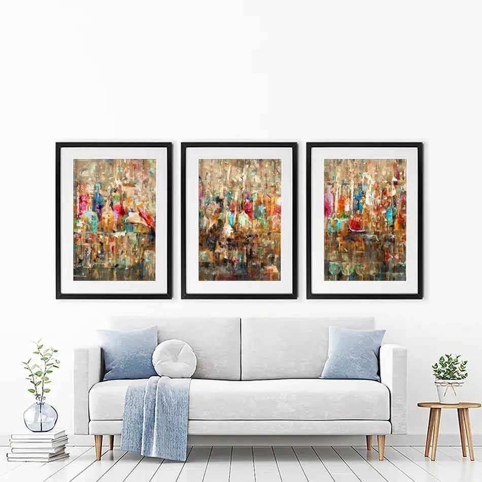 Cocktail Bar Framed Art Print Trio Cocktail Bar Framed Art Print Trio wall art product Studio Paint-Ing