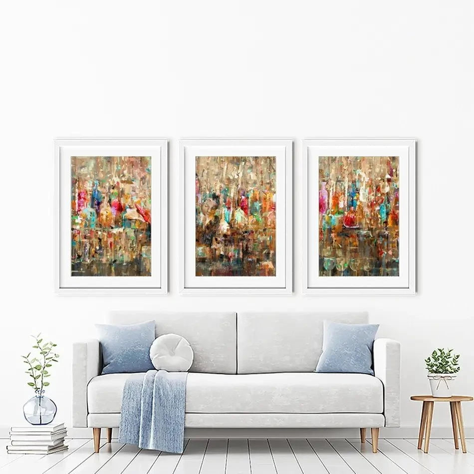 Cocktail Bar Framed Art Print Trio Cocktail Bar Framed Art Print Trio wall art product Studio Paint-Ing
