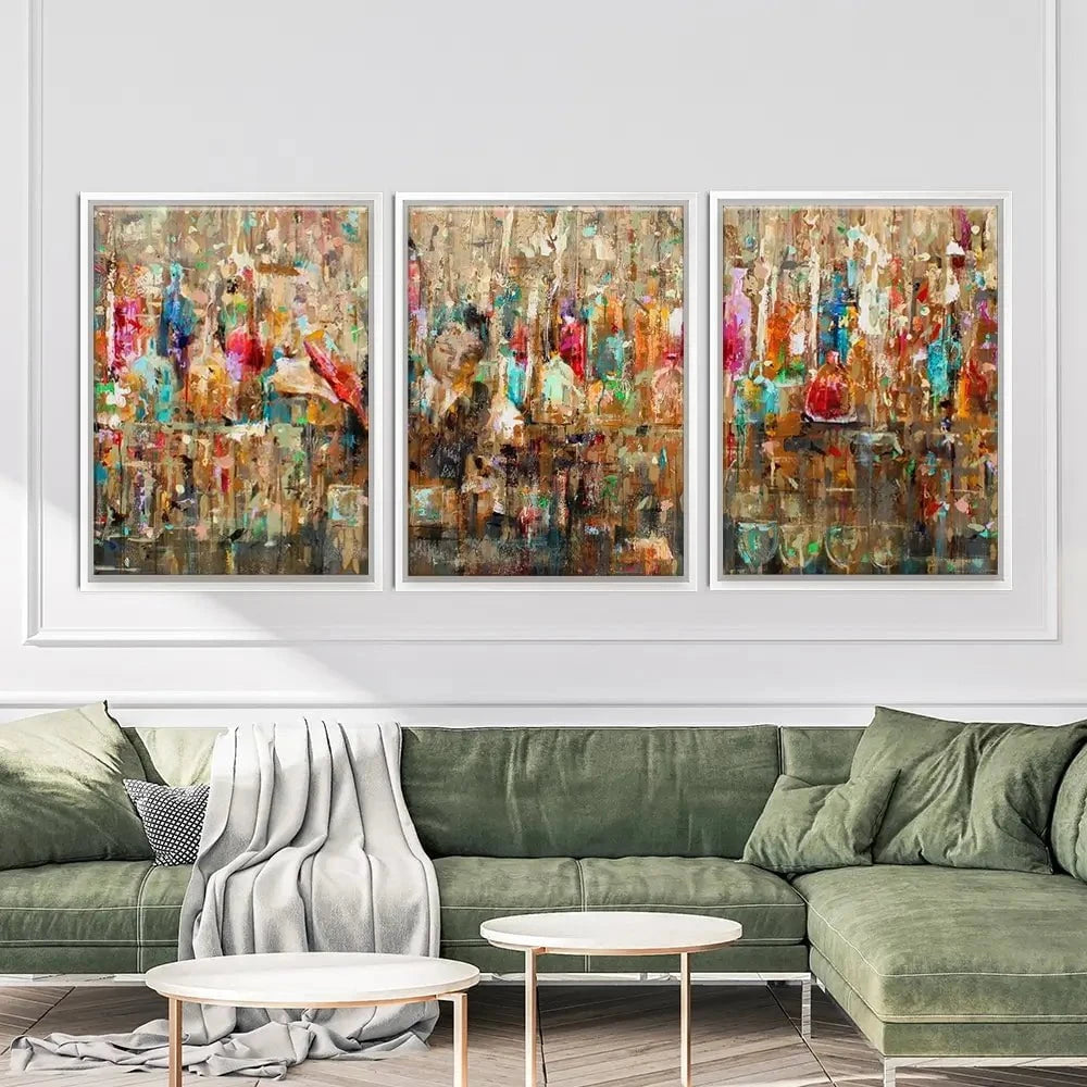 Cocktail Bar Trio Canvas Print Cocktail Bar Trio Canvas Print wall art product Studio Paint-Ing