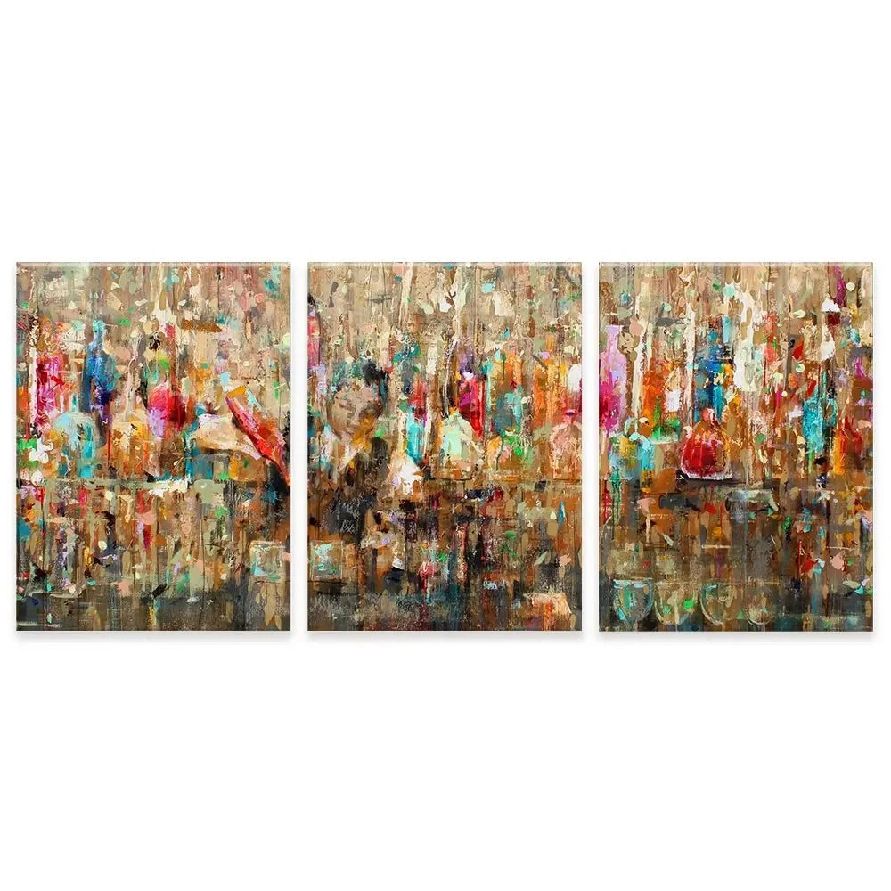 Cocktail Bar Trio Canvas Print Cocktail Bar Trio Canvas Print wall art product Studio Paint-Ing