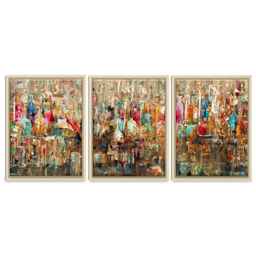 Cocktail Bar Trio Canvas Print Cocktail Bar Trio Canvas Print wall art product Studio Paint-Ing
